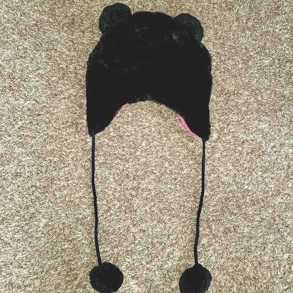 Fux Fur Bear Ear Ski Hat